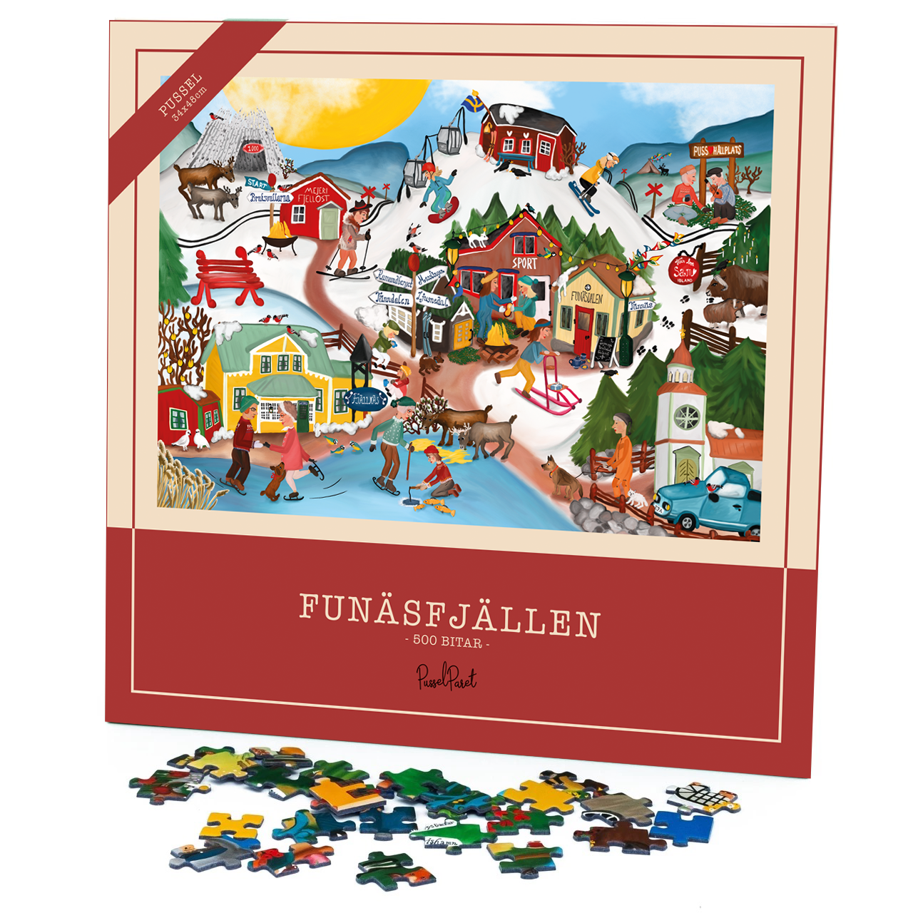 Funäsfjällen 500 bitar